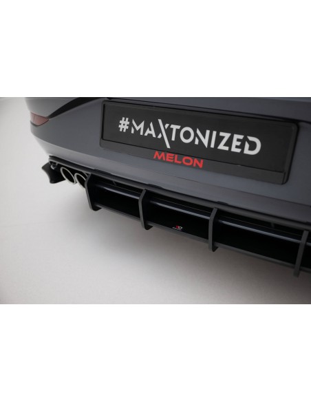 Difusor trasero Street Pro Volkswagen Polo GTI AW (Facelift)(Con flaps)