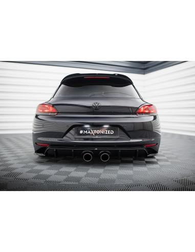 Difusor trasero V.2 Volkswagen Scirocco (Para escape R32)