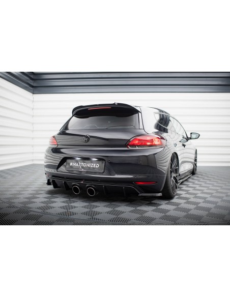 Difusor trasero V.2 Volkswagen Scirocco (Para escape R32)