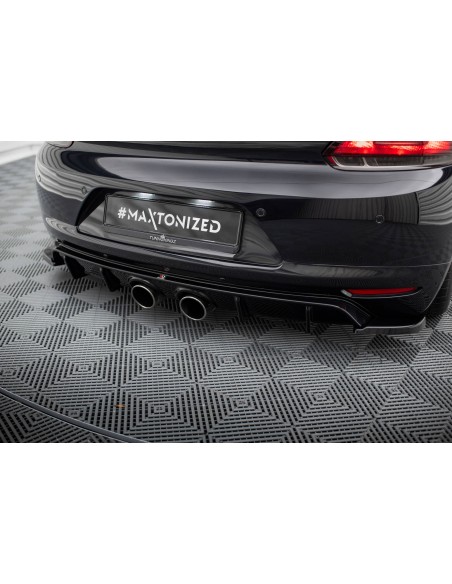 Difusor trasero V.2 Volkswagen Scirocco (Para escape R32)