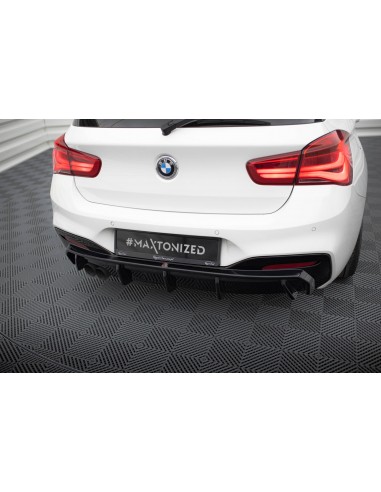 Difusor trasero V.3 BMW Serie 1 F20 (Con Pack M)(Facelift)(Con doble salida lateral)