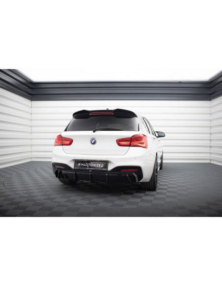 Difusor trasero V.3 BMW Serie 1 F20 (Con Pack M)(Facelift)(Con doble salida lateral)