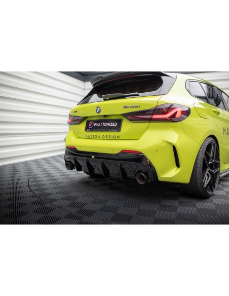 Difusor trasero V.3 BMW Serie 1 F40 Pack M/M135i (Salida simple)
