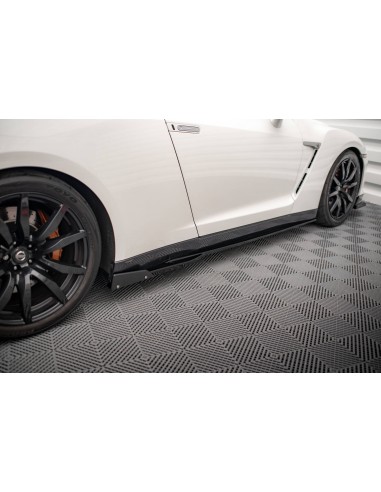 Faldones laterales Nissan GT-R R35 (Facelift)(Con flaps)