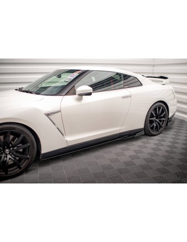 Faldones laterales Nissan GT-R R35 (Facelift)(Con flaps)