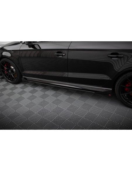 Faldones laterales Street Pro Audi RS3 8V Sedan (Facelift)(Con flaps)