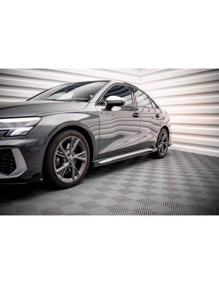 Faldones laterales Street Pro Audi S3/A3 8Y (S-Line)(Con flaps)