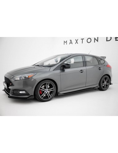 Faldones laterales Street Pro Ford Focus ST Mk3 (Facelift)(Con flaps)