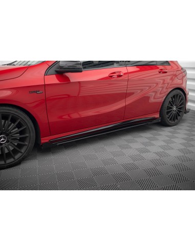 Faldones laterales Street Pro Mercedes-Benz Clase A 45 AMG W176 (Facelift)(Con flaps)
