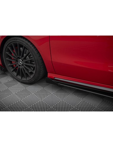 Faldones laterales Street Pro Mercedes-Benz Clase A 45 AMG W176 (Facelift)(Con flaps)