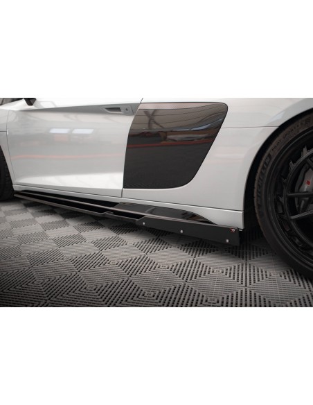 Faldones laterales V.3 Audi R8 Mk2 (Facelift)(Con flaps)