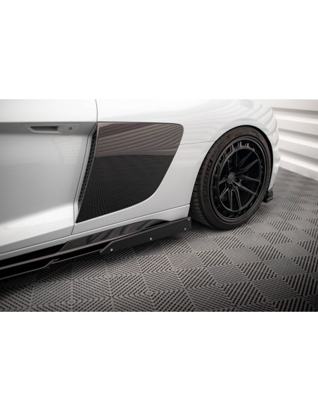 Faldones laterales V.3 Audi R8 Mk2 (Facelift)(Con flaps)