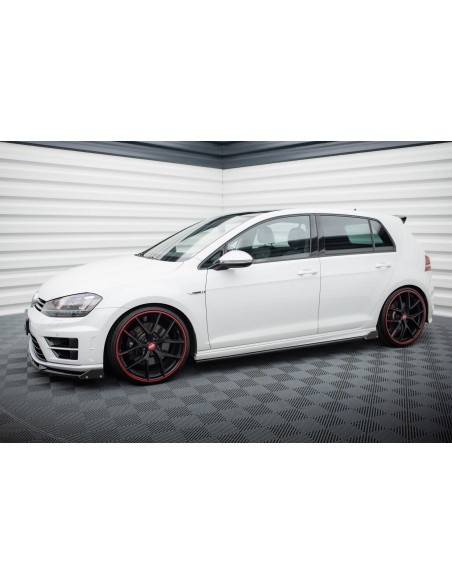 Faldones laterales V.3 Volkswagen Golf VII R/R-Line (Con flaps)