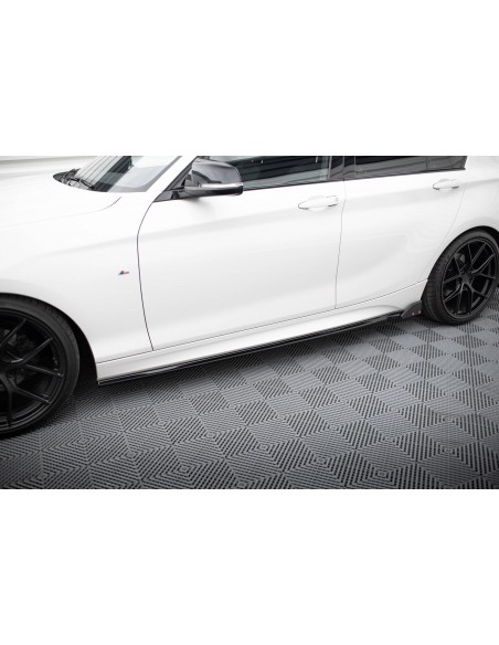 Faldones laterales V.4 BMW Serie 1 F20 Pack M/M140i (Facelift)(Con flaps) Faldones laterales V.4 BMW Serie 1 F20 Pack M/M140i (Facelift)(Con flaps)