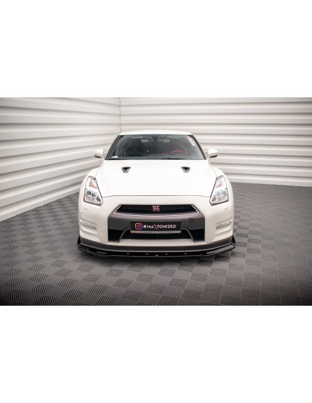 Lip delantero Nissan GT-R R35 (Facelift)(Con flaps)