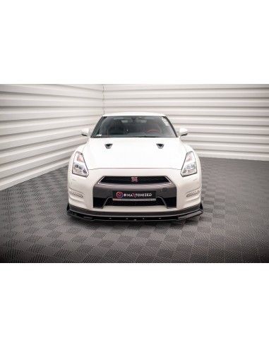 Lip delantero Nissan GT-R R35 (Facelift)(Con flaps)