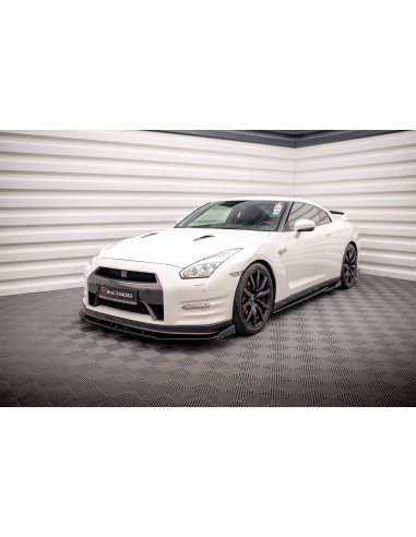 Lip delantero Nissan GT-R R35 (Facelift)(Con flaps)