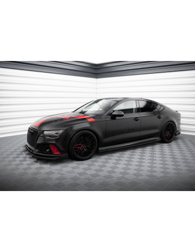 Lip delantero Street Pro Audi A7 C7 (Look RS7)(Con flaps)