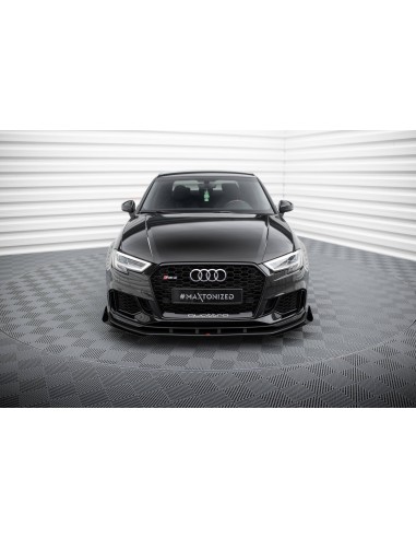 Lip delantero Street Pro Audi RS3 8V Sedan (Facelift)(Con flaps)