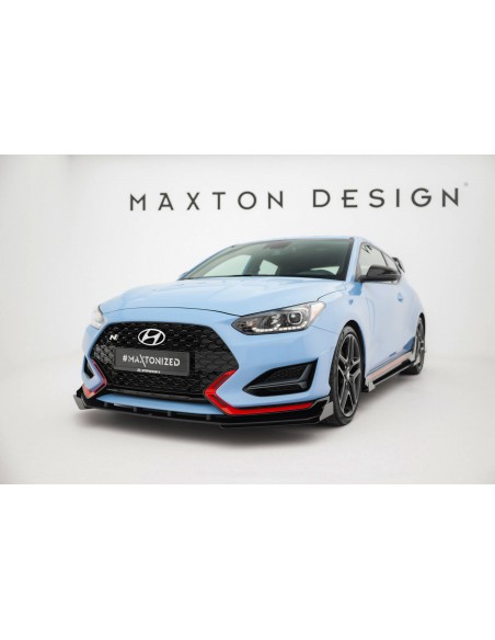 Lip delantero Street Pro Hyundai Veloster N Mk2 (Con flaps)