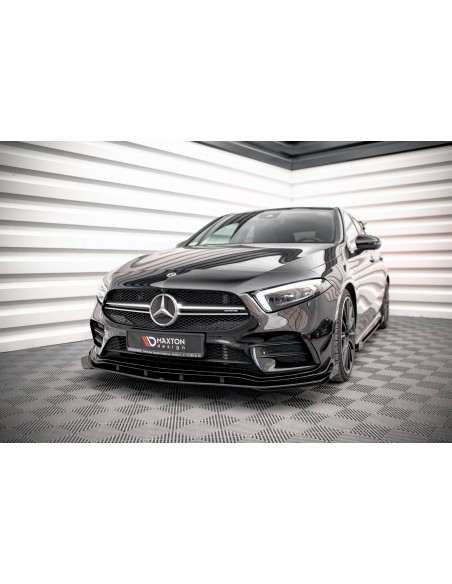 Lip delantero Street Pro Mercedes Clase A 35 AMG/AMG-Line Aero Pack W177 (Con flaps) Lip delantero Street Pro Mercedes Clase A 35 AMG/AMG-Line Aero Pack W177 (Con flaps)