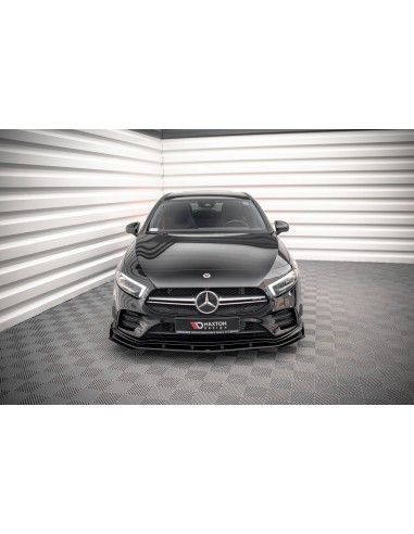 Lip delantero Street Pro Mercedes Clase A 35 AMG/AMG-Line Aero Pack W177 (Con flaps)