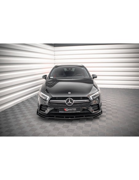 Lip delantero Street Pro Mercedes Clase A 35 AMG/AMG-Line Aero Pack W177 (Con flaps) Lip delantero Street Pro Mercedes Clase A 35 AMG/AMG-Line Aero Pack W177 (Con flaps)