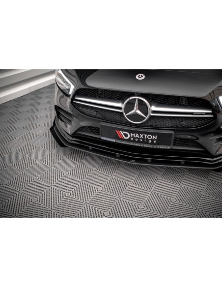 Lip delantero Street Pro Mercedes Clase A 35 AMG/AMG-Line Aero Pack W177 (Con flaps) Lip delantero Street Pro Mercedes Clase A 35 AMG/AMG-Line Aero Pack W177 (Con flaps)