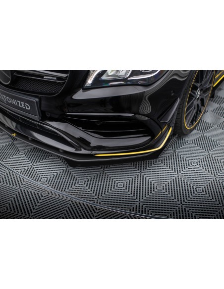 Lip delantero Street Pro Mercedes-Benz CLA 45 AMG Aero C117 (Facelift)(Con flaps) Lip delantero Street Pro Mercedes-Benz CLA 45 AMG Aero C117 (Facelift)(Con flaps)