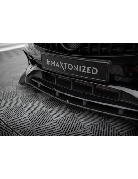 Lip delantero Street Pro Mercedes-Benz Clase A W176 (AMG Line)(Facelift)(Con flaps) Lip delantero Street Pro Mercedes-Benz Clase A W176 (AMG Line)(Facelift)(Con flaps)