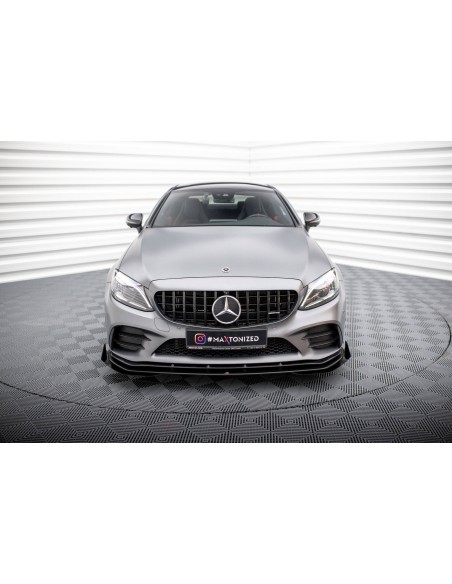 Lip delantero Street Pro Mercedes-Benz Clase C 43 AMG Coupé C205 (Facelift)(Con flaps) Lip delantero Street Pro Mercedes-Benz Clase C 43 AMG Coupé C205 (Facelift)(Con flaps)