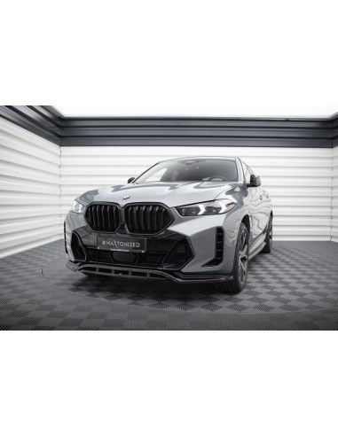 Lip delantero V.1 BMW X6 G06 (Con pack M)(Facelift)
