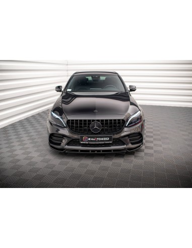Lip delantero V.2 Mercedes-Benz Clase C W205/C205/S205 (AMG Line)(Facelift)