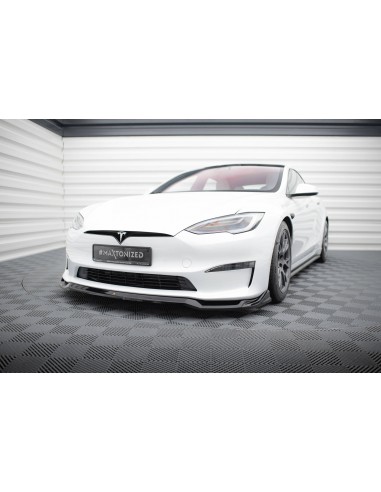Lip delantero V.2 Tesla Model S Plaid (Facelift)