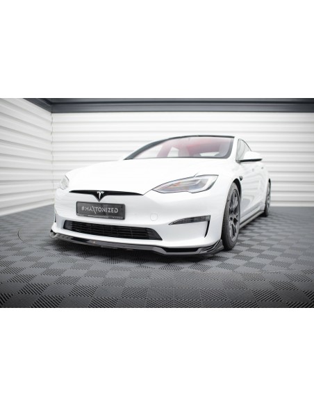 Lip delantero V.2 Tesla Model S Plaid (Facelift)