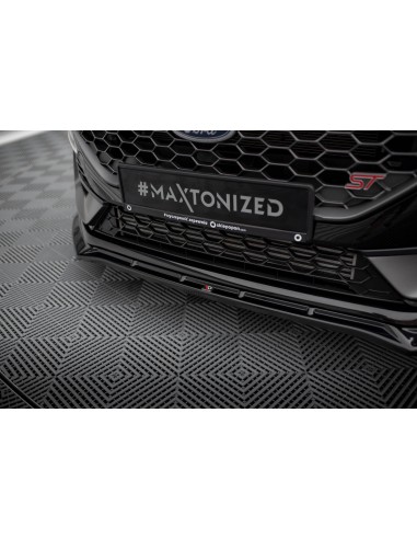 Lip delantero V.4 Ford Fiesta MK8 ST/ST-line (Facelift)(Con flaps)