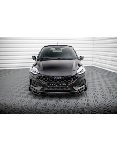 Lip delantero V.4 Ford Fiesta MK8 ST/ST-line (Facelift)(Con flaps)