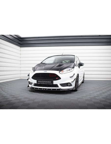 Lip delantero V.6 Ford Fiesta ST Mk7 (Facelift)(Con flaps)