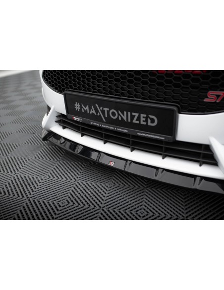 Lip delantero V.6 Ford Fiesta ST Mk7 (Facelift)(Con flaps)