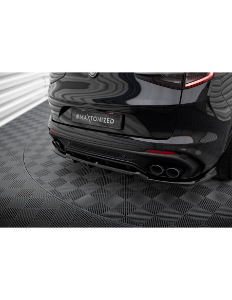 Lip trasero Alfa Romeo Stelvio Quadrifoglio (Con barras verticales)