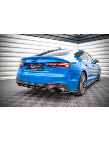 Lip trasero Audi A5 F5 (S-Line)(Facelift)(Con barras verticales)