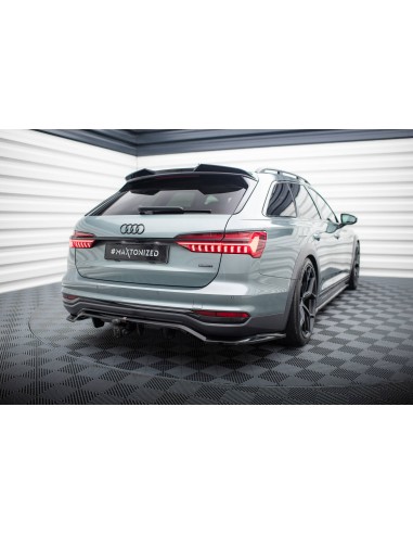 Lip trasero Audi A6 C8 Allroad (Con barras verticales)