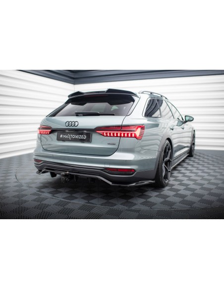 Lip trasero Audi A6 C8 Allroad (Con barras verticales)