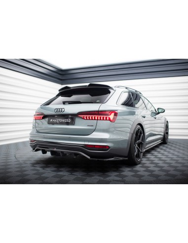 Lip trasero Audi A6 C8 Allroad (Con barras verticales)