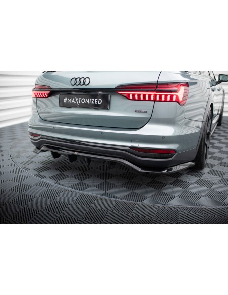 Lip trasero Audi A6 C8 Allroad (Con barras verticales)