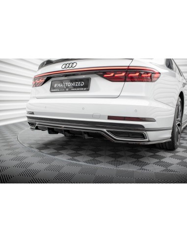 Lip trasero Audi A8 D5 (S-Line)(Con barras verticales)
