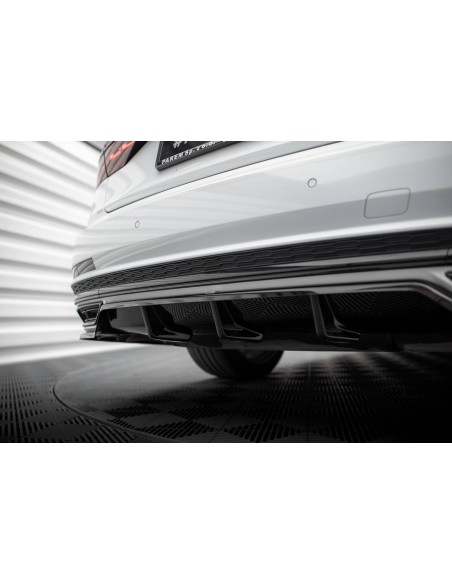 Lip trasero Audi A8 D5 (S-Line)(Con barras verticales)