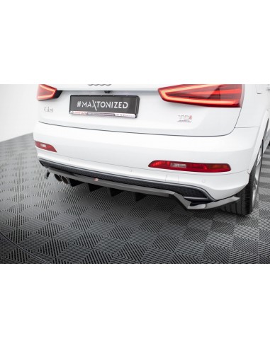 Lip trasero Audi Q3 8U (S-Line)(Con barras verticales)