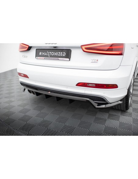 Lip trasero Audi Q3 8U (S-Line)(Con barras verticales)