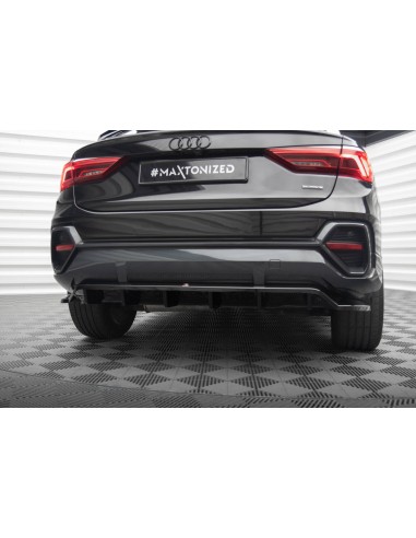 Lip trasero Audi Q3 F3 Sportback (Con barras verticales)